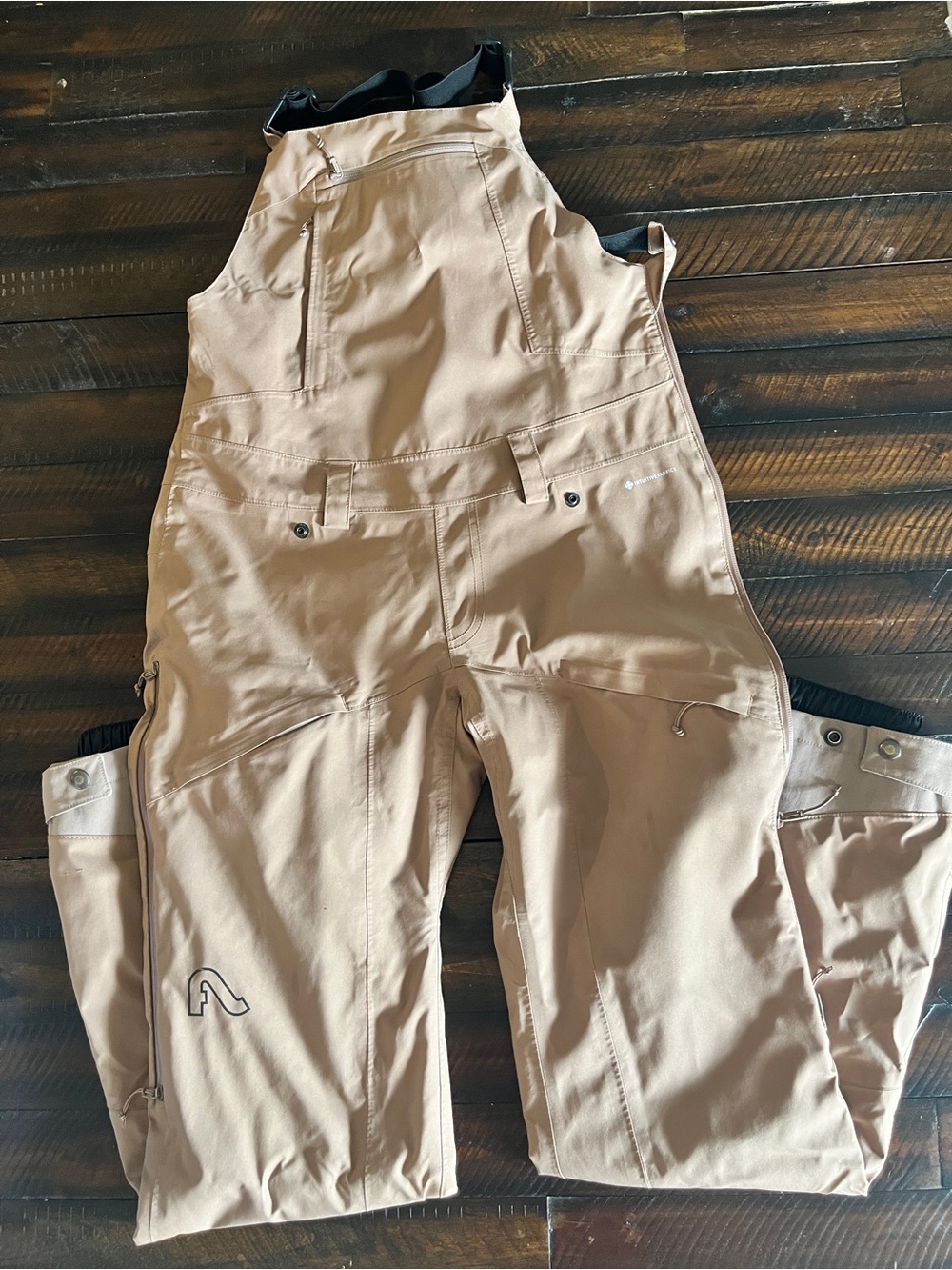 FLYLOW FOXY INSULATED SKI SNOWBOARD BIB PANTS WOMEN’S XS CHAI